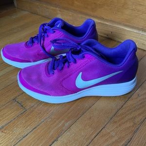 Nike purple to pink ombré sneakers